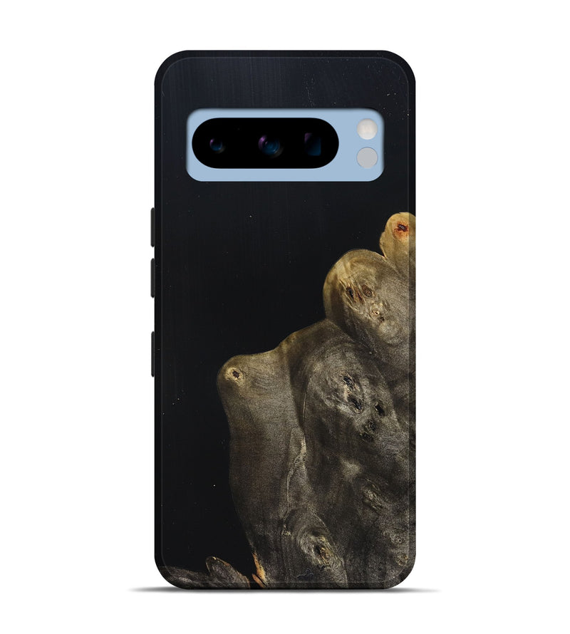 Pixel 8 Pro Wood Live Edge Phone Case - Jude (Pure Black, 823428)