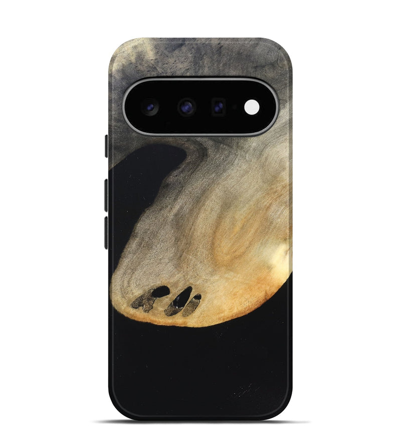 Pixel 11 Wood Live Edge Phone Case - Edison (Pure Black, 823429)