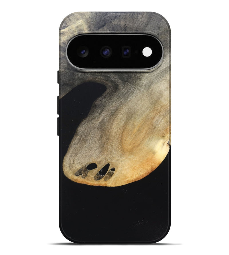 Pixel 11 Pro XL Wood Live Edge Phone Case - Edison (Pure Black, 823429)