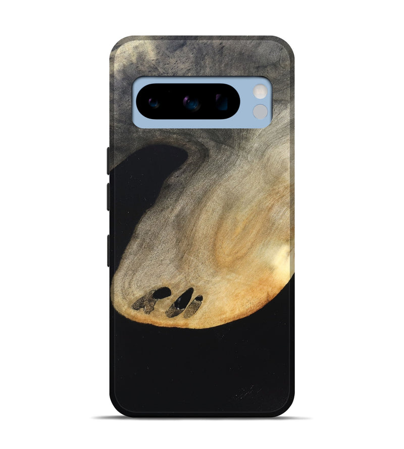 Pixel 8 Pro Wood Live Edge Phone Case - Edison (Pure Black, 823429)