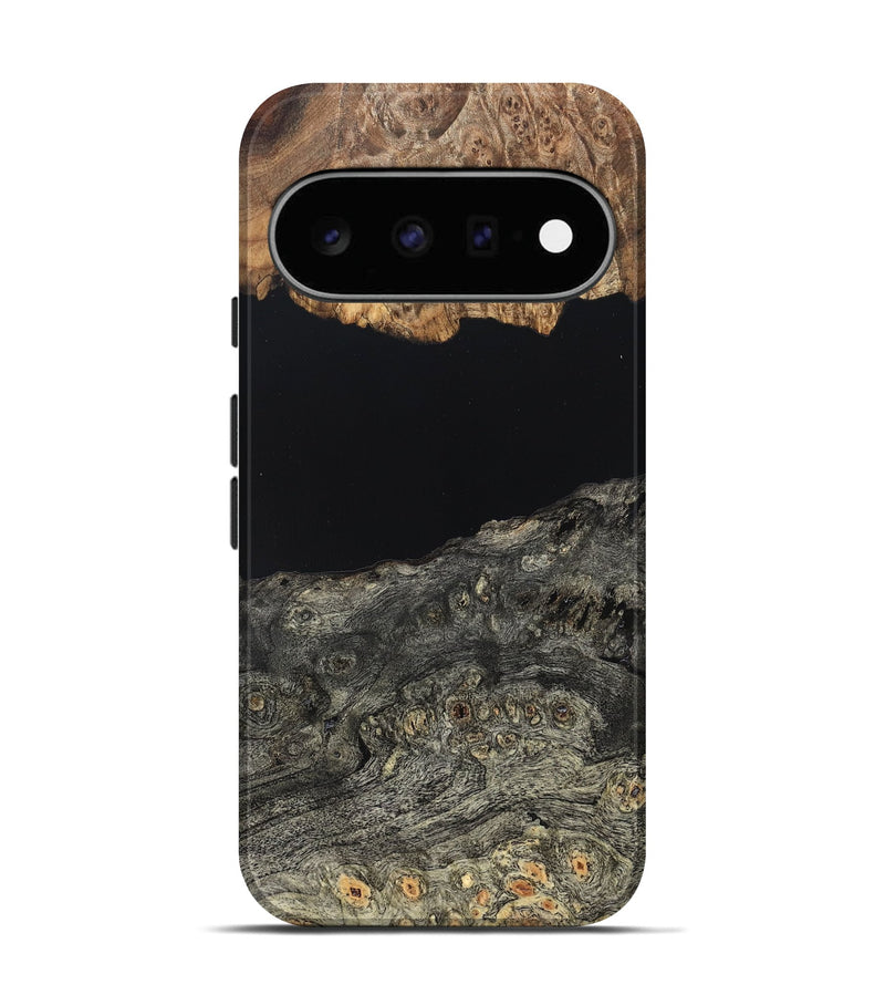 Pixel 11 Wood Live Edge Phone Case - Cliff (Pure Black, 823430)