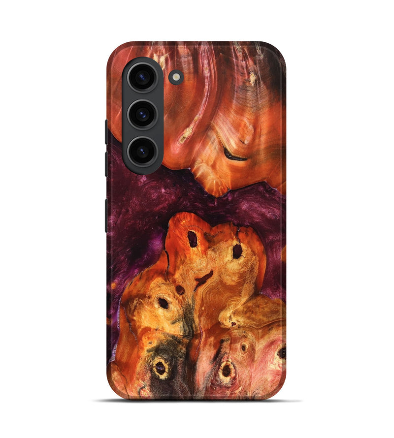Galaxy S23 Wood Live Edge Phone Case - Kaia (Red, 823431)