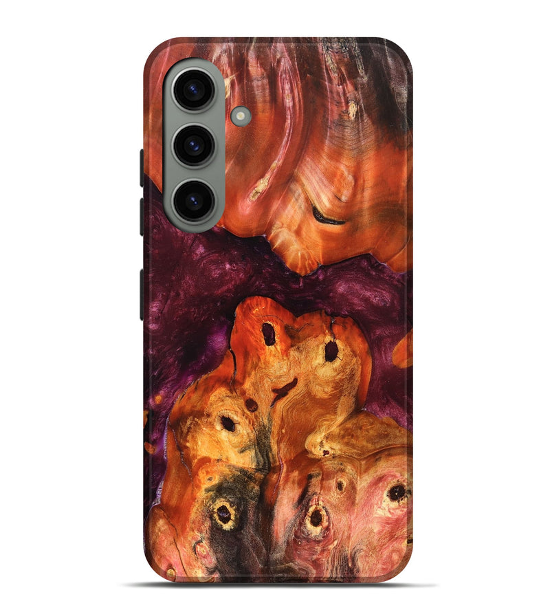 Galaxy S24 Plus Wood Live Edge Phone Case - Kaia (Red, 823431)