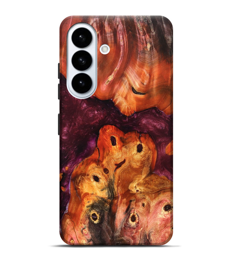 Galaxy S26 Plus Wood Live Edge Phone Case - Kaia (Red, 823431)