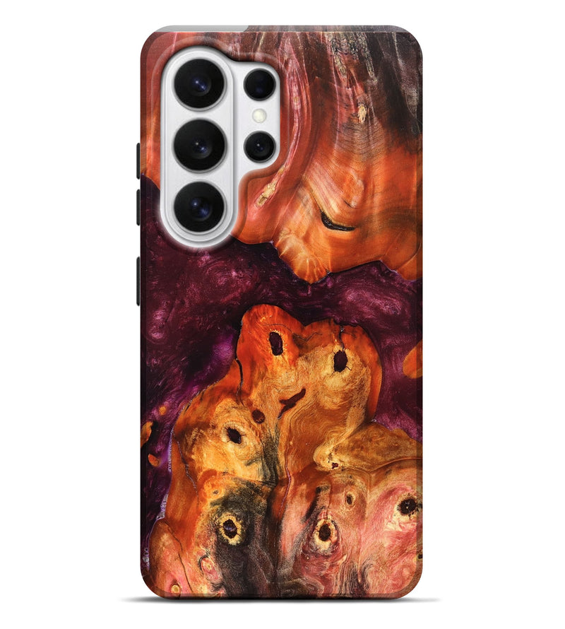 Galaxy S26 Ultra Wood Live Edge Phone Case - Kaia (Red, 823431)