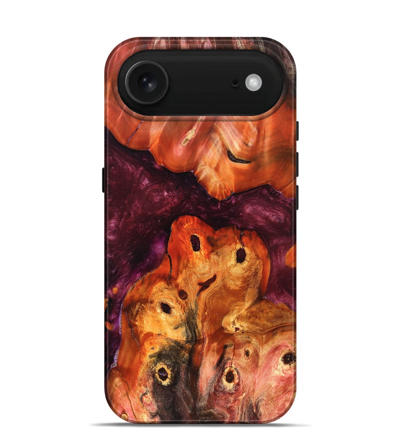 iPhone 17 Air Wood Live Edge Phone Case - Kaia (Red, 823431)