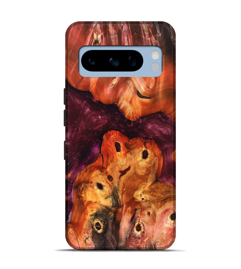 Pixel 8 Pro Wood Live Edge Phone Case - Kaia (Red, 823431)