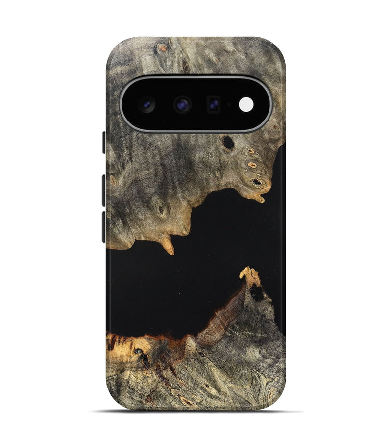 Pixel 11 Wood Live Edge Phone Case - Ella (Pure Black, 823432)