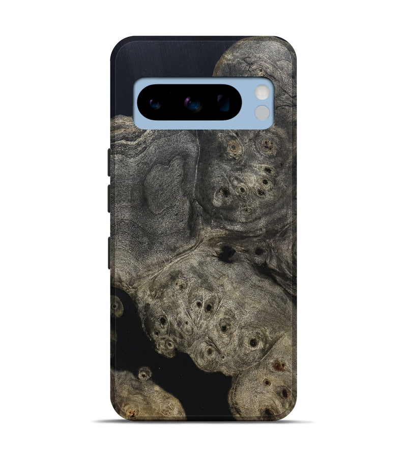 Pixel 8 Pro Wood Live Edge Phone Case - Aura (Pure Black, 823434)