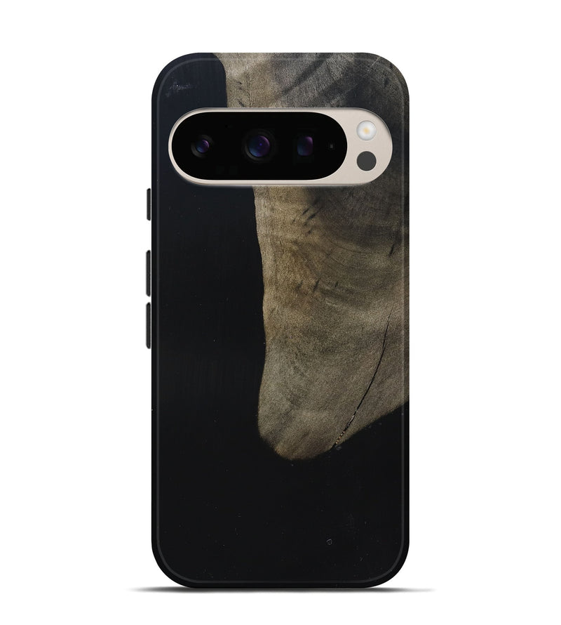 Pixel 10 Wood Live Edge Phone Case - Maisy (Pure Black, 823435)
