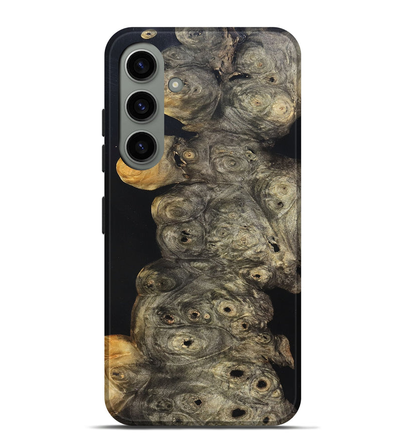 Galaxy S24 Plus Wood Live Edge Phone Case - Harry (Pure Black, 823437)