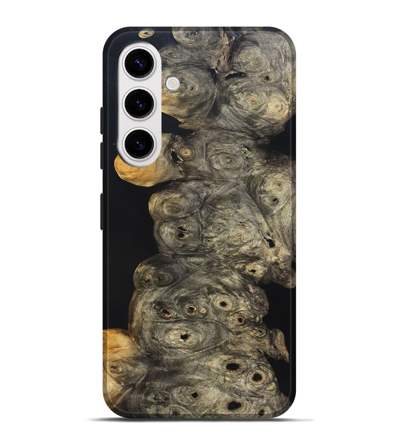 Galaxy S25 Plus Wood Live Edge Phone Case - Harry (Pure Black, 823437)