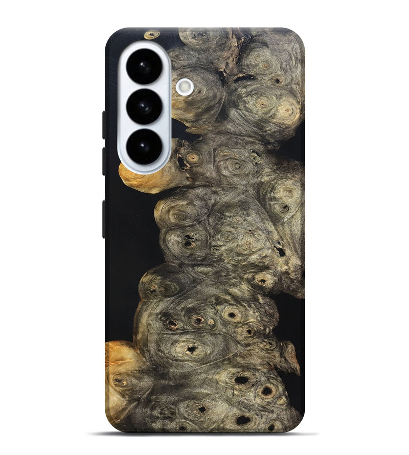 Galaxy S26 Plus Wood Live Edge Phone Case - Harry (Pure Black, 823437)