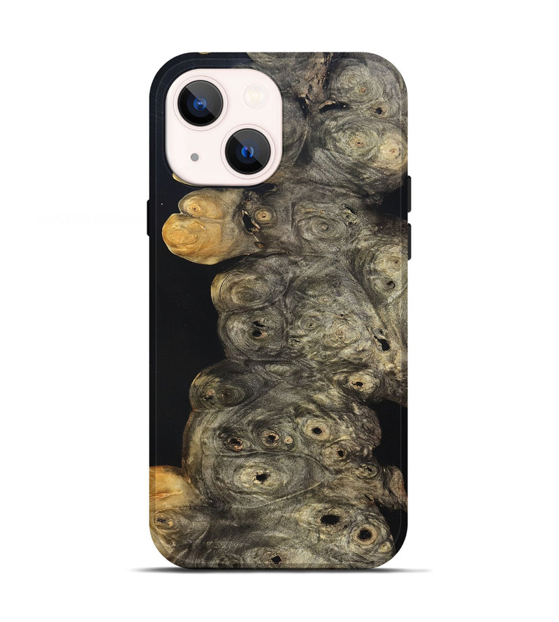 iPhone 13 Wood Live Edge Phone Case - Harry (Pure Black, 823437)