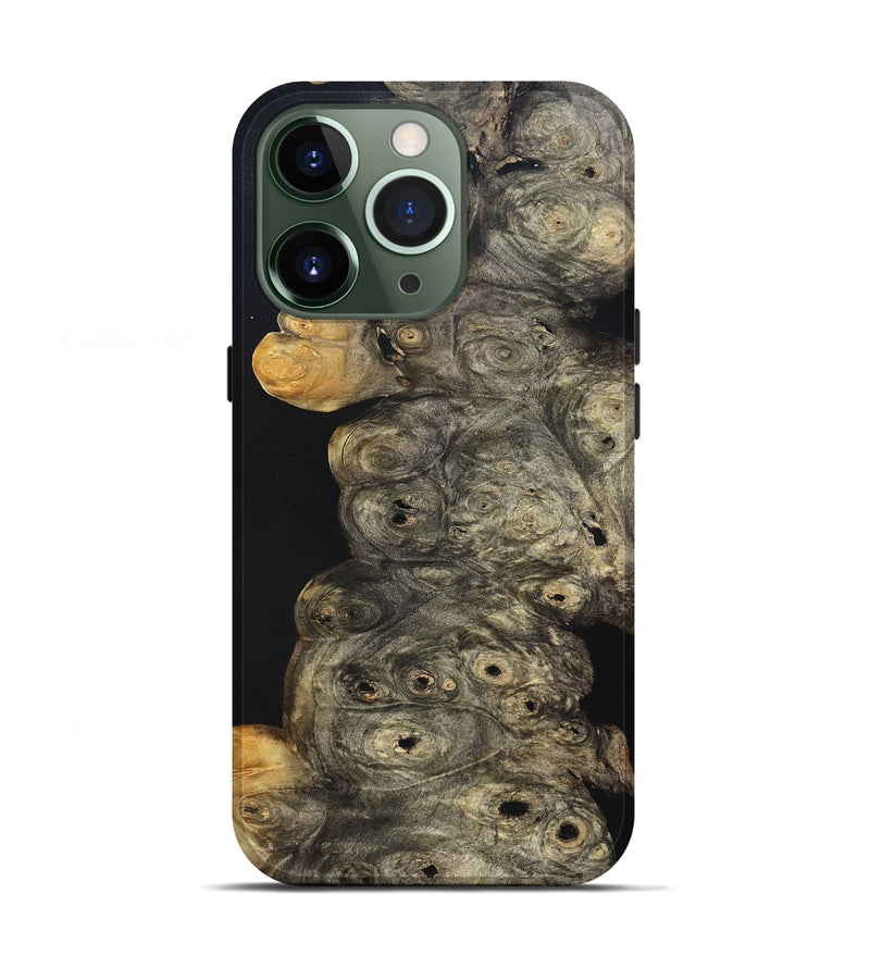 iPhone 13 Pro Wood Live Edge Phone Case - Harry (Pure Black, 823437)