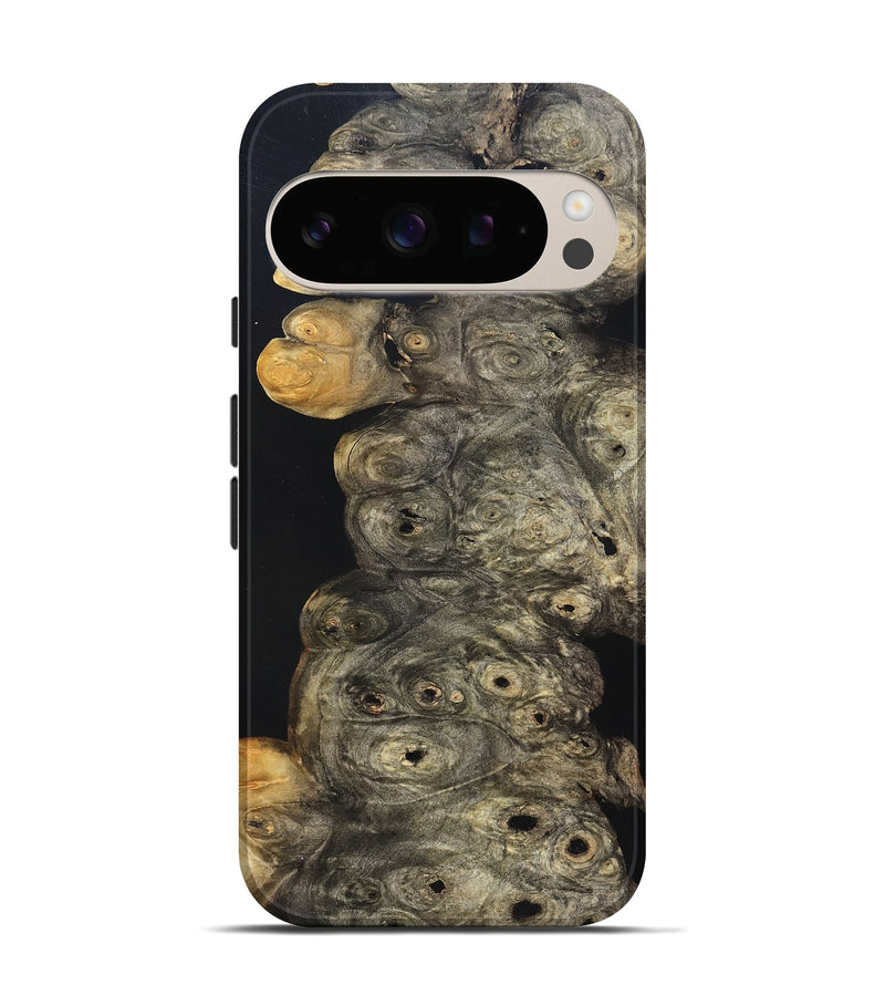 Pixel 10 Pro Wood Live Edge Phone Case - Harry (Pure Black, 823437)