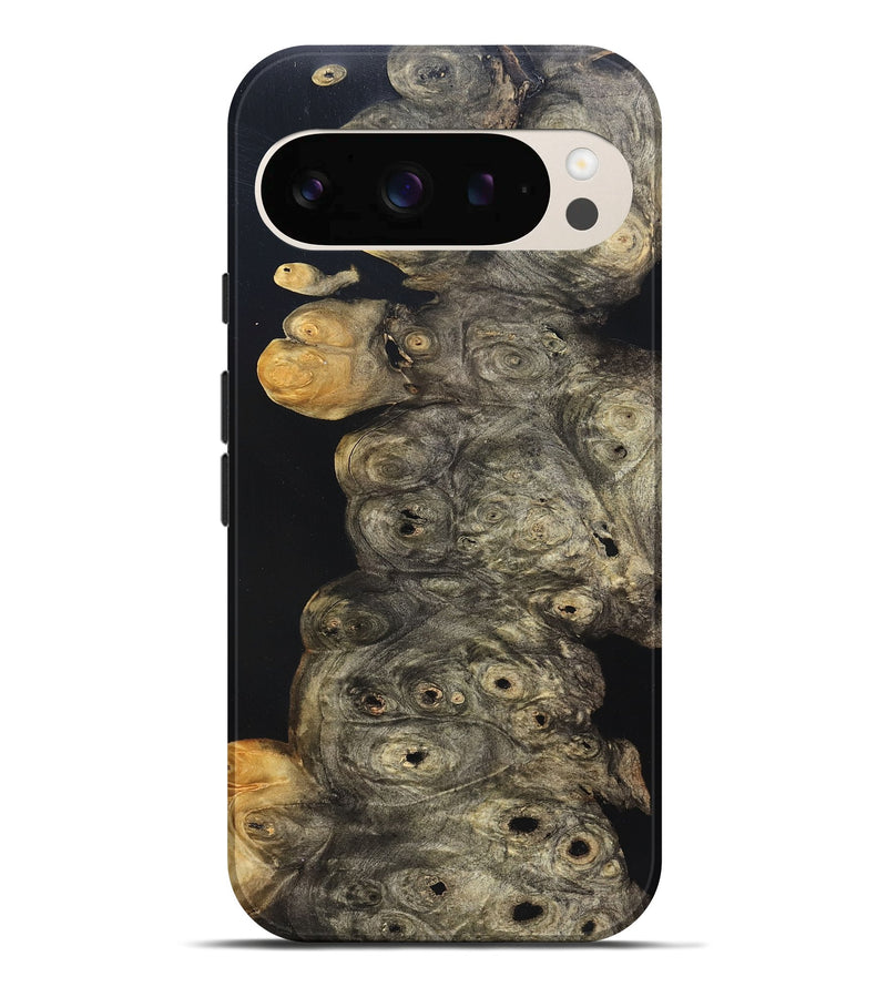 Pixel 10 Pro XL Wood Live Edge Phone Case - Harry (Pure Black, 823437)