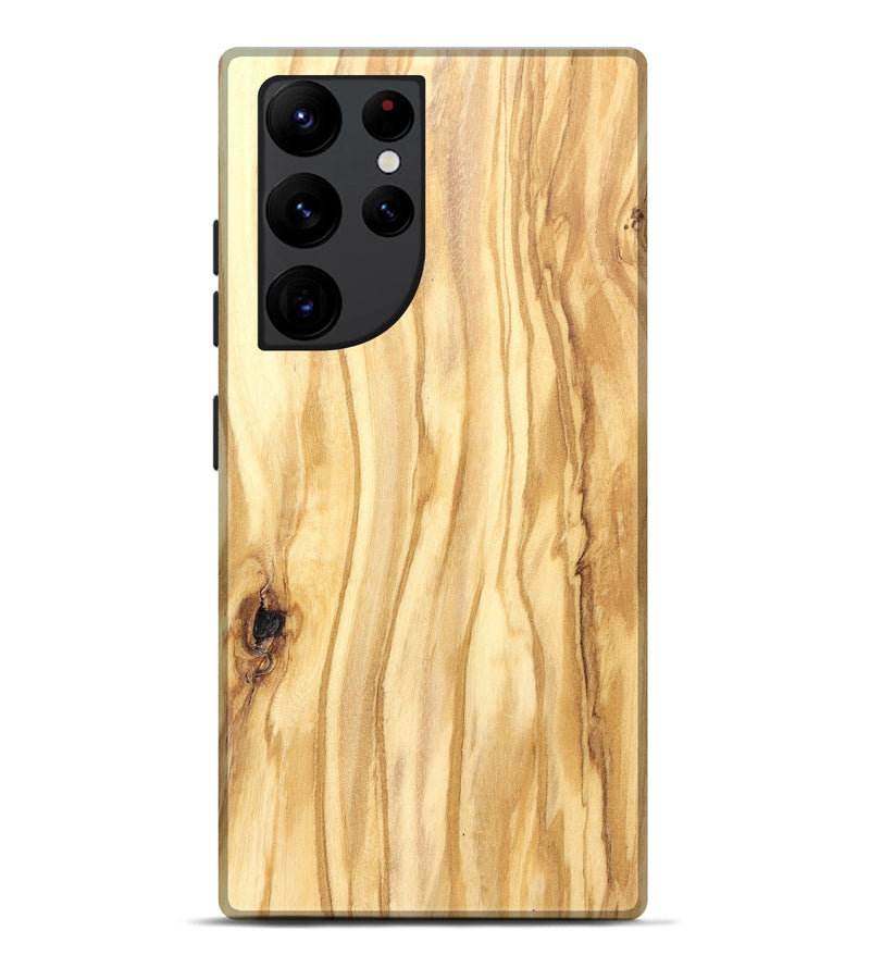 Galaxy S22 Ultra Wood Live Edge Phone Case - Jenifer (Solid Wood, 823438)