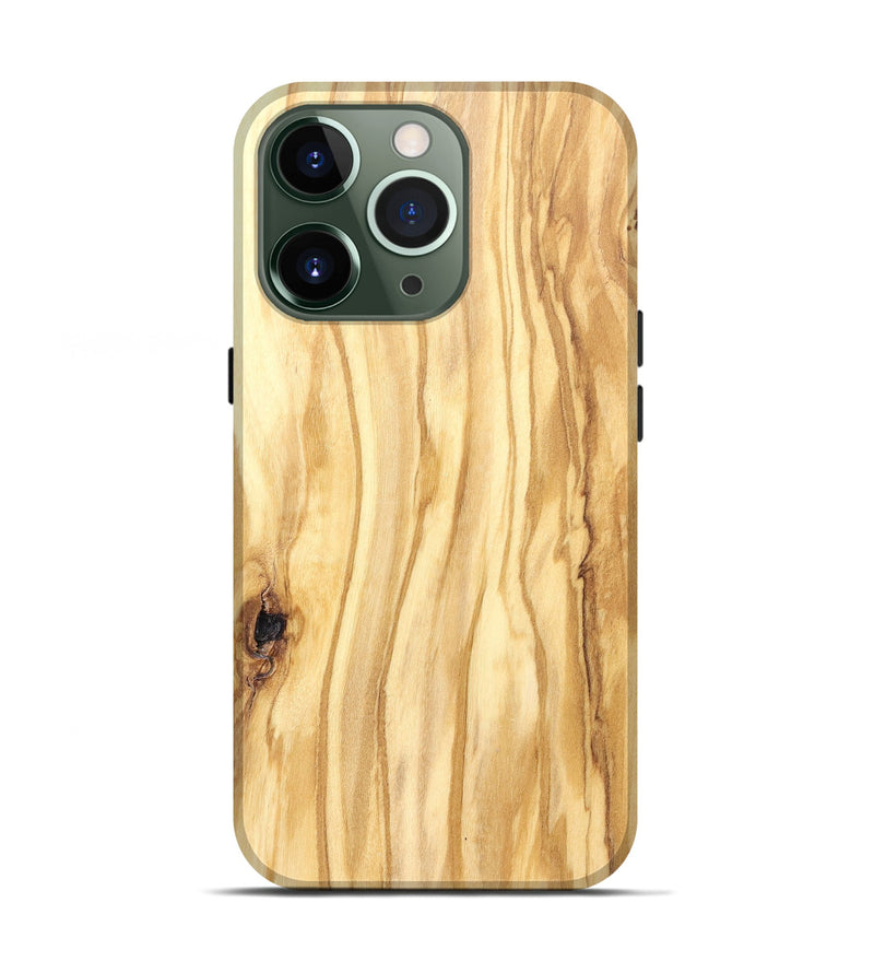 iPhone 13 Pro Wood Live Edge Phone Case - Jenifer (Solid Wood, 823438)