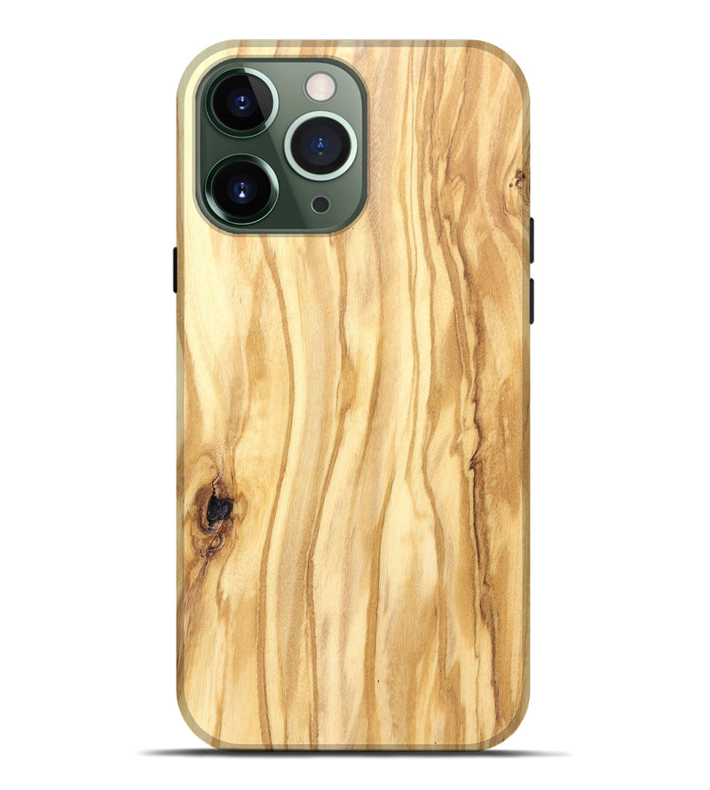iPhone 13 Pro Max Wood Live Edge Phone Case - Jenifer (Solid Wood, 823438)
