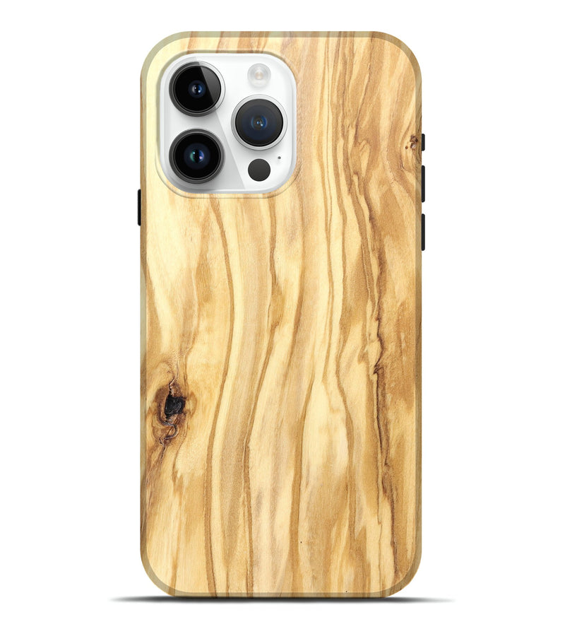 iPhone 15 Pro Max Wood Live Edge Phone Case - Jenifer (Solid Wood, 823438)