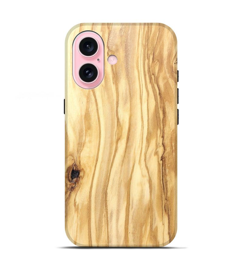 iPhone 17 Wood Live Edge Phone Case - Jenifer (Solid Wood, 823438)