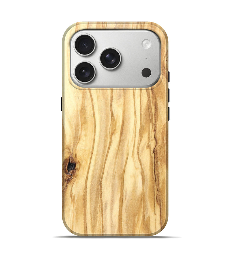 iPhone 17 Pro Wood Live Edge Phone Case - Jenifer (Solid Wood, 823438)