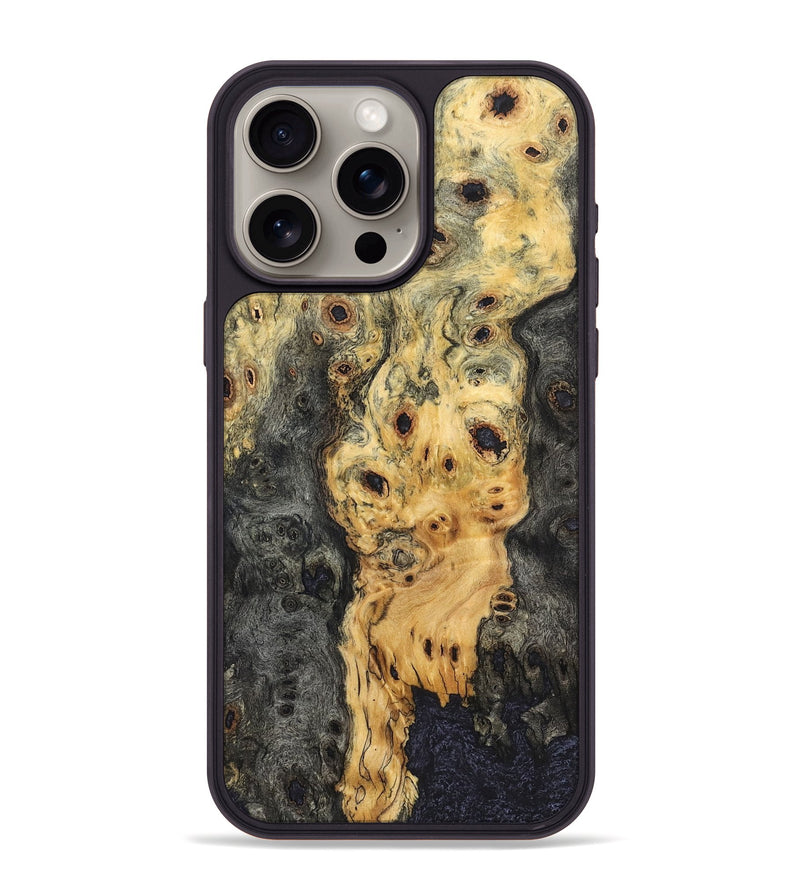 iPhone 15 Pro Max Wood Phone Case - Tiera (Wood Burl, 823439)
