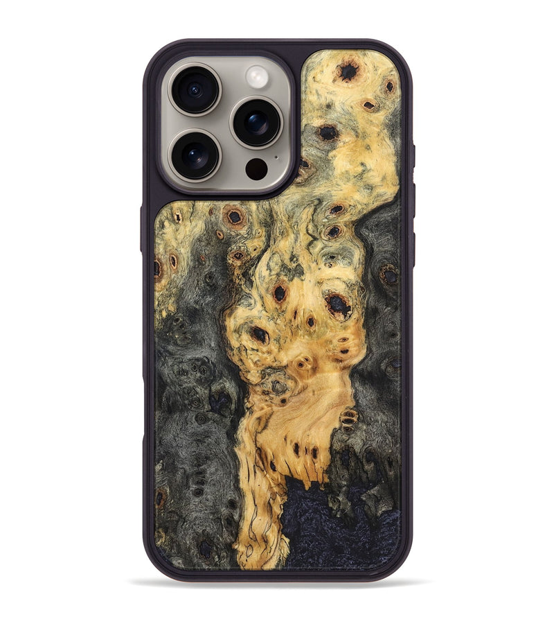 iPhone 16 Pro Max Wood Phone Case - Tiera (Wood Burl, 823439)