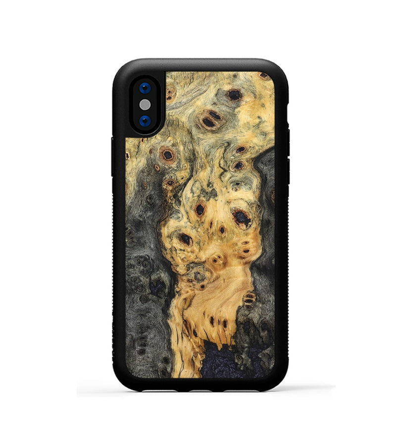 iPhone Xs Wood Phone Case - Tiera (Wood Burl, 823439)