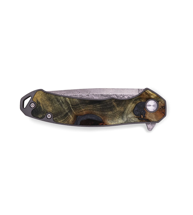 EDC Wood Pocket Knife - Felecia (Wood Burl, 823441)