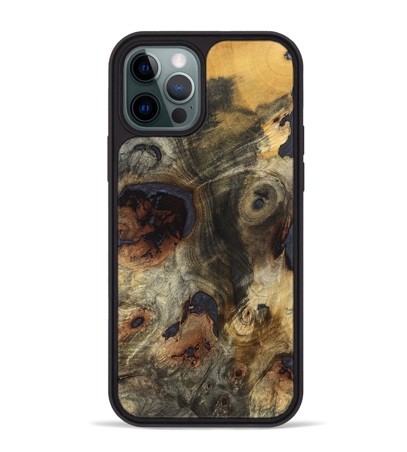 iPhone 12 Pro Max Wood Phone Case - Felecia (Wood Burl, 823441)