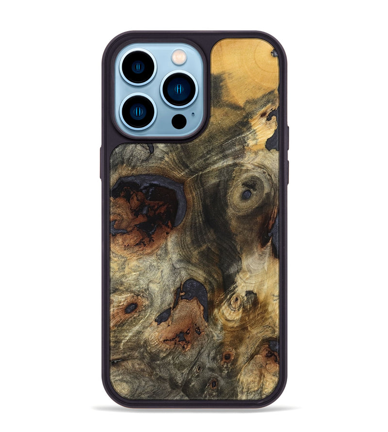 iPhone 14 Pro Max Wood Phone Case - Felecia (Wood Burl, 823441)