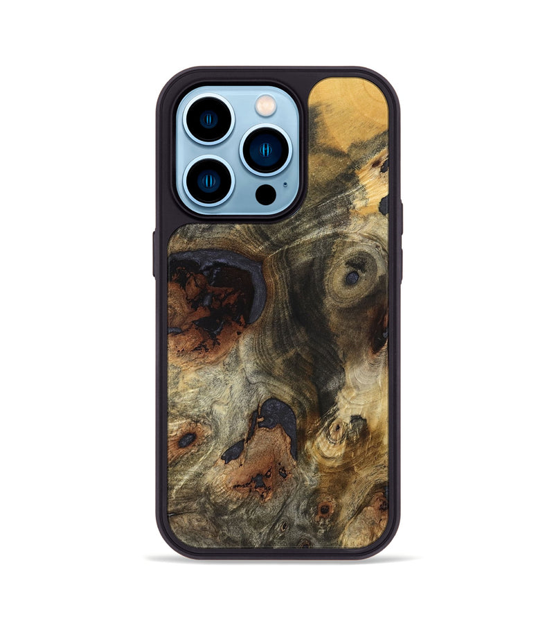 iPhone 14 Pro Wood Phone Case - Felecia (Wood Burl, 823441)
