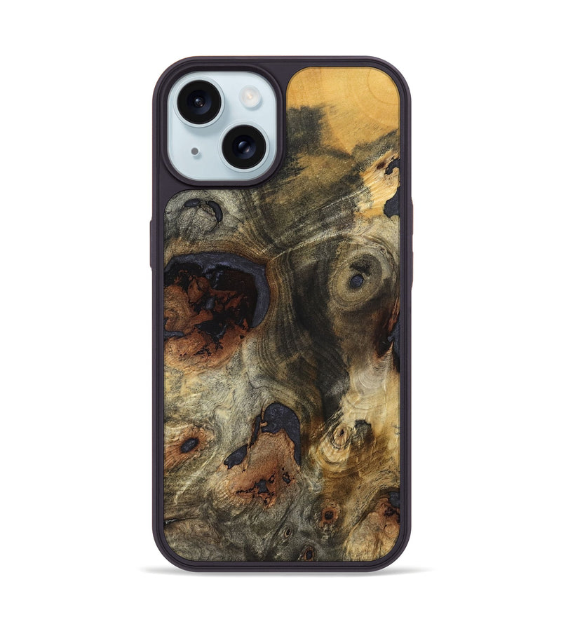 iPhone 15 Wood Phone Case - Felecia (Wood Burl, 823441)