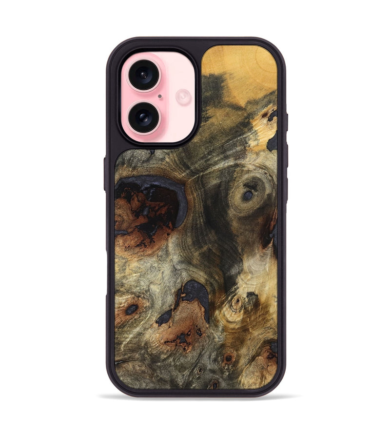 iPhone 16 Wood Phone Case - Felecia (Wood Burl, 823441)
