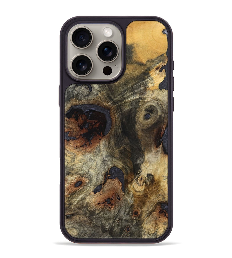 iPhone 16 Pro Max Wood Phone Case - Felecia (Wood Burl, 823441)
