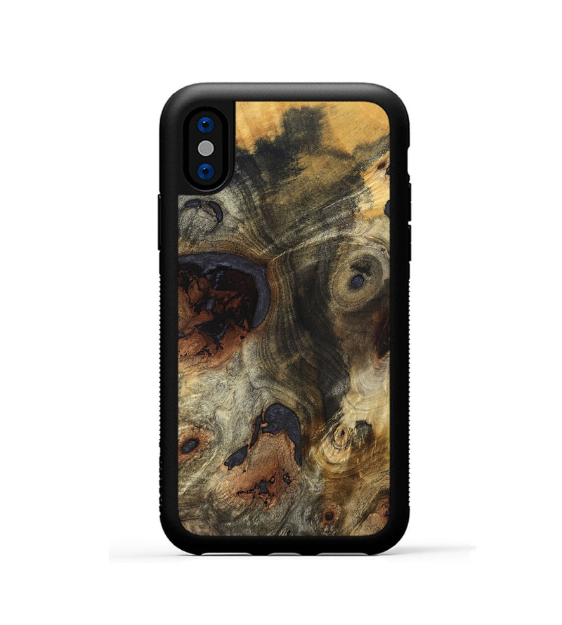 iPhone Xs Wood Phone Case - Felecia (Wood Burl, 823441)