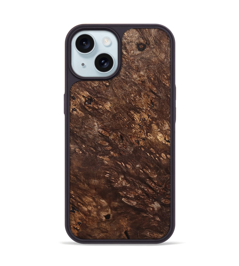 iPhone 15 Wood Phone Case - Lona (Wood Burl, 823442)