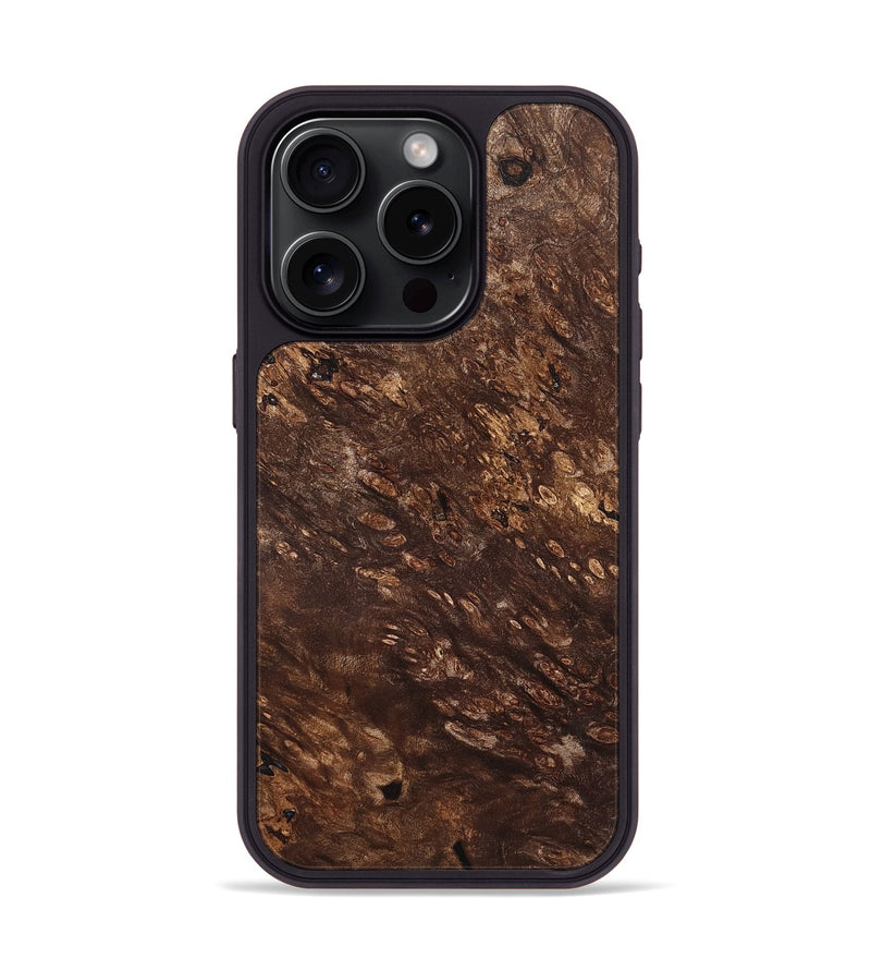 iPhone 15 Pro Wood Phone Case - Lona (Wood Burl, 823442)