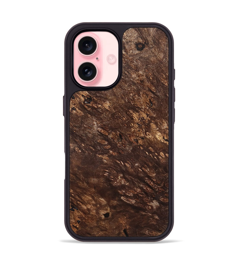 iPhone 16 Wood Phone Case - Lona (Wood Burl, 823442)