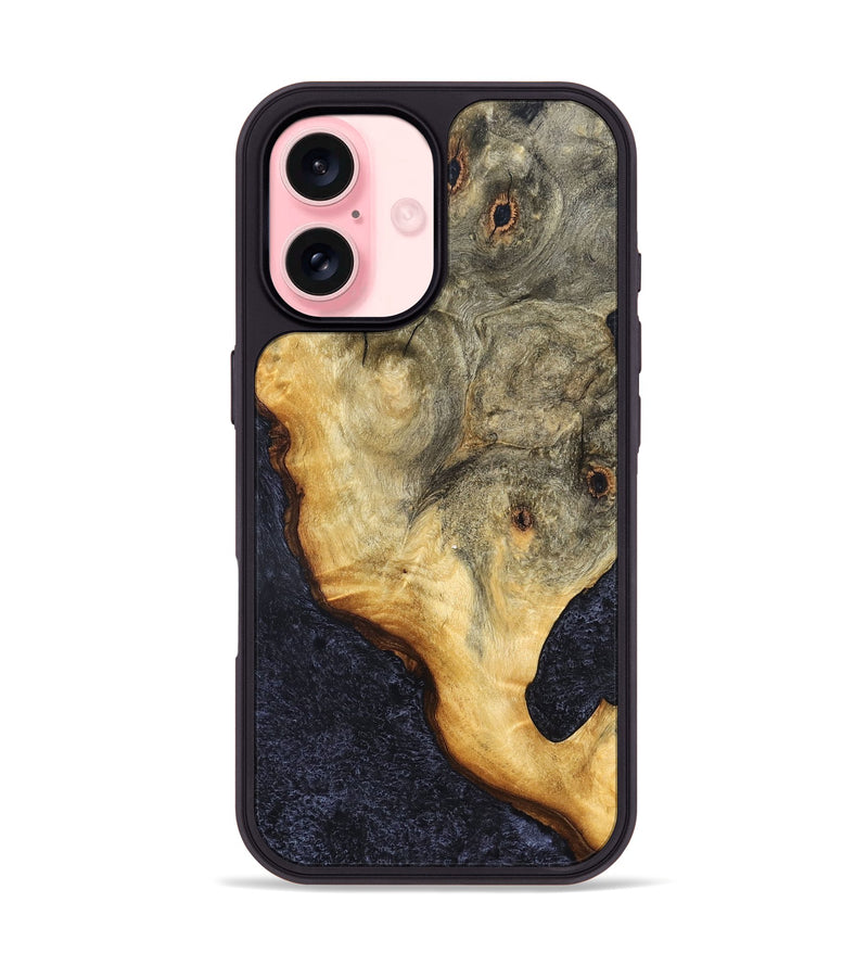 iPhone 16 Wood Phone Case - Monique (Wood Burl, 823443)