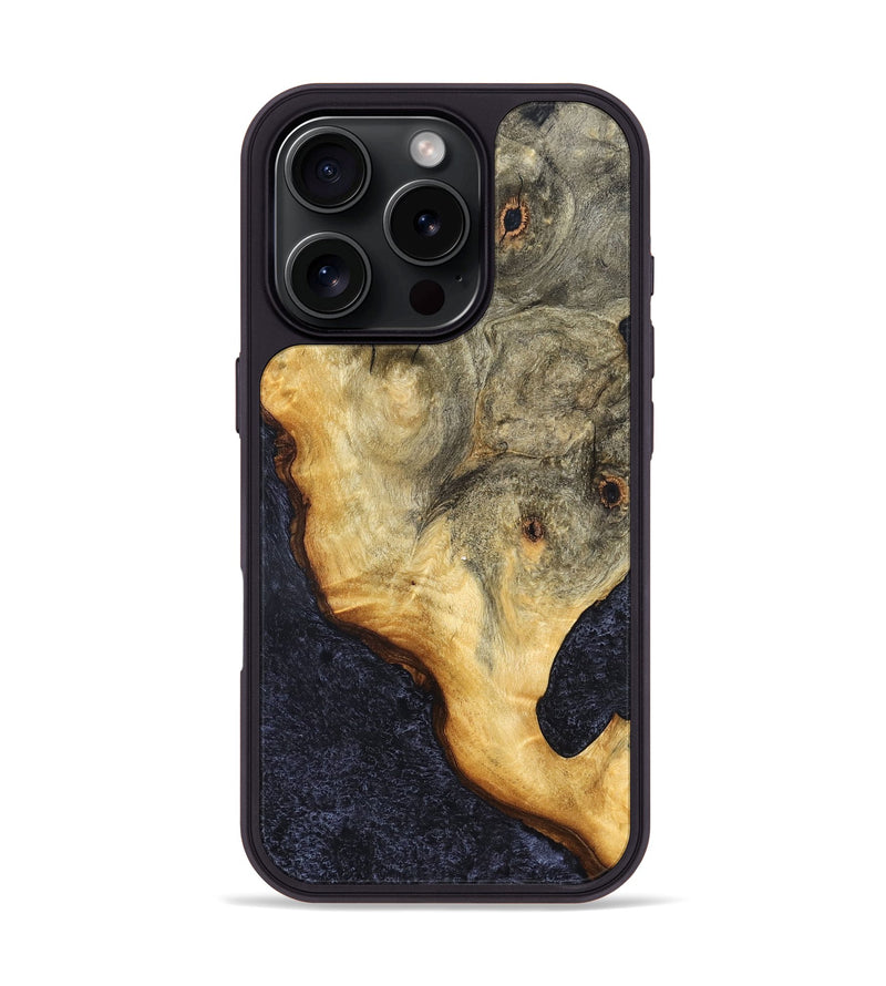 iPhone 16 Pro Wood Phone Case - Monique (Wood Burl, 823443)