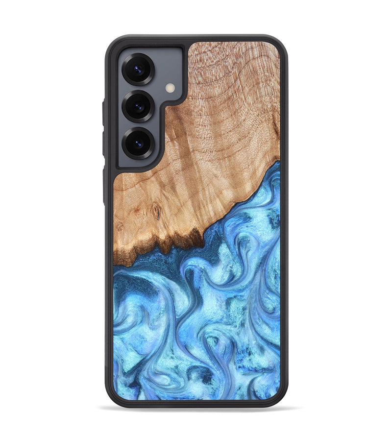 Galaxy S25 Plus Wood Phone Case - Kami (Blue, 823444)