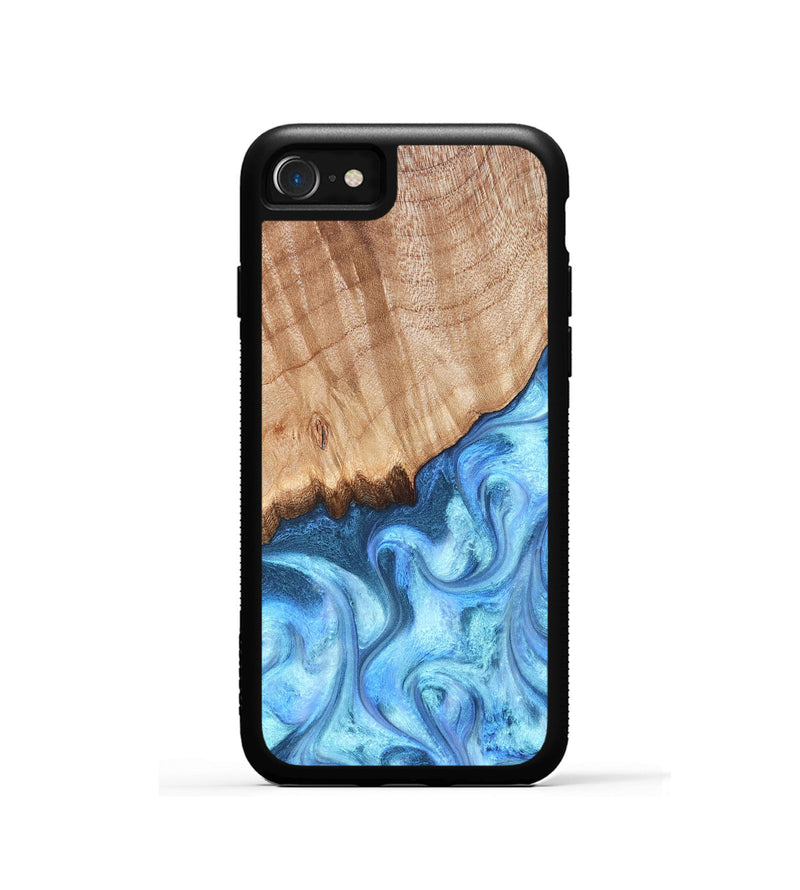 iPhone SE Wood Phone Case - Kami (Blue, 823444)