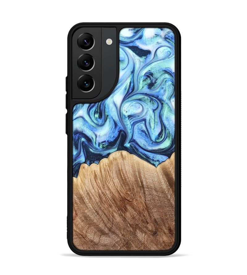 Galaxy S22 Plus Wood Phone Case - Vina (Blue, 823445)