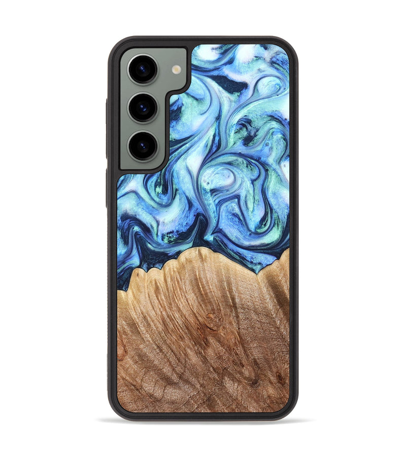 Galaxy S23 Plus Wood Phone Case - Vina (Blue, 823445)