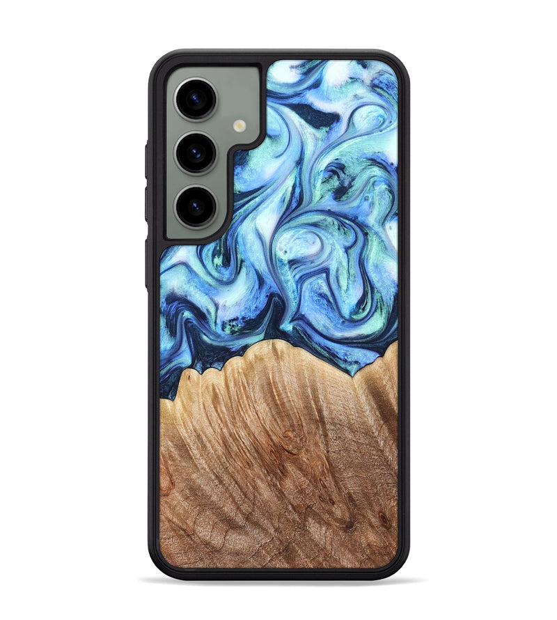 Galaxy S24 Plus Wood Phone Case - Vina (Blue, 823445)