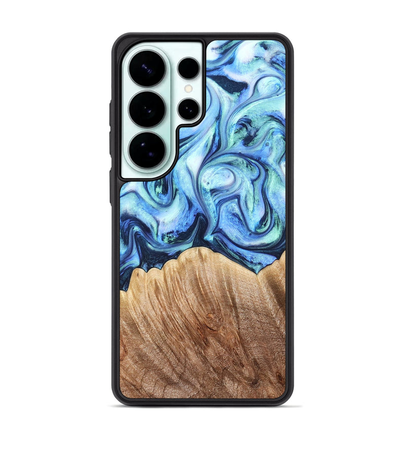 Galaxy S26 Ultra Wood Phone Case - Vina (Blue, 823445)