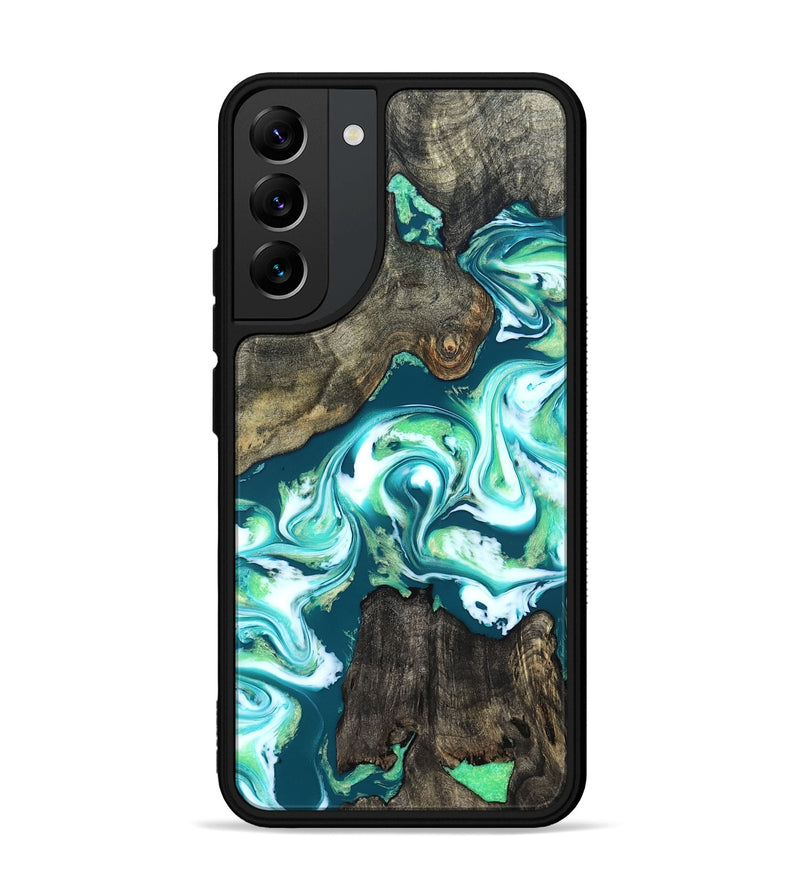 Galaxy S22 Plus Wood Phone Case - Theda (Green, 823446)